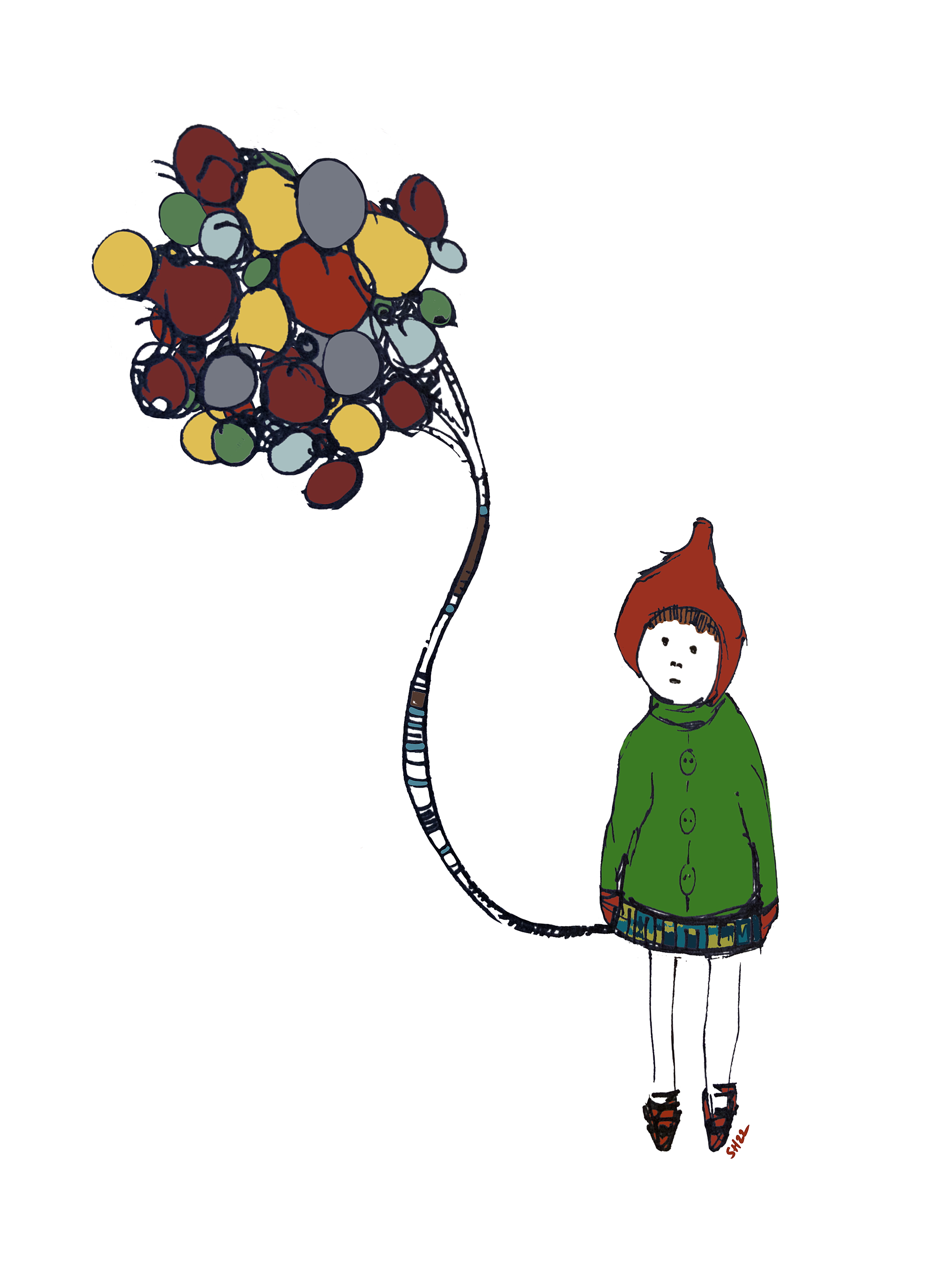 Girl With Balloons