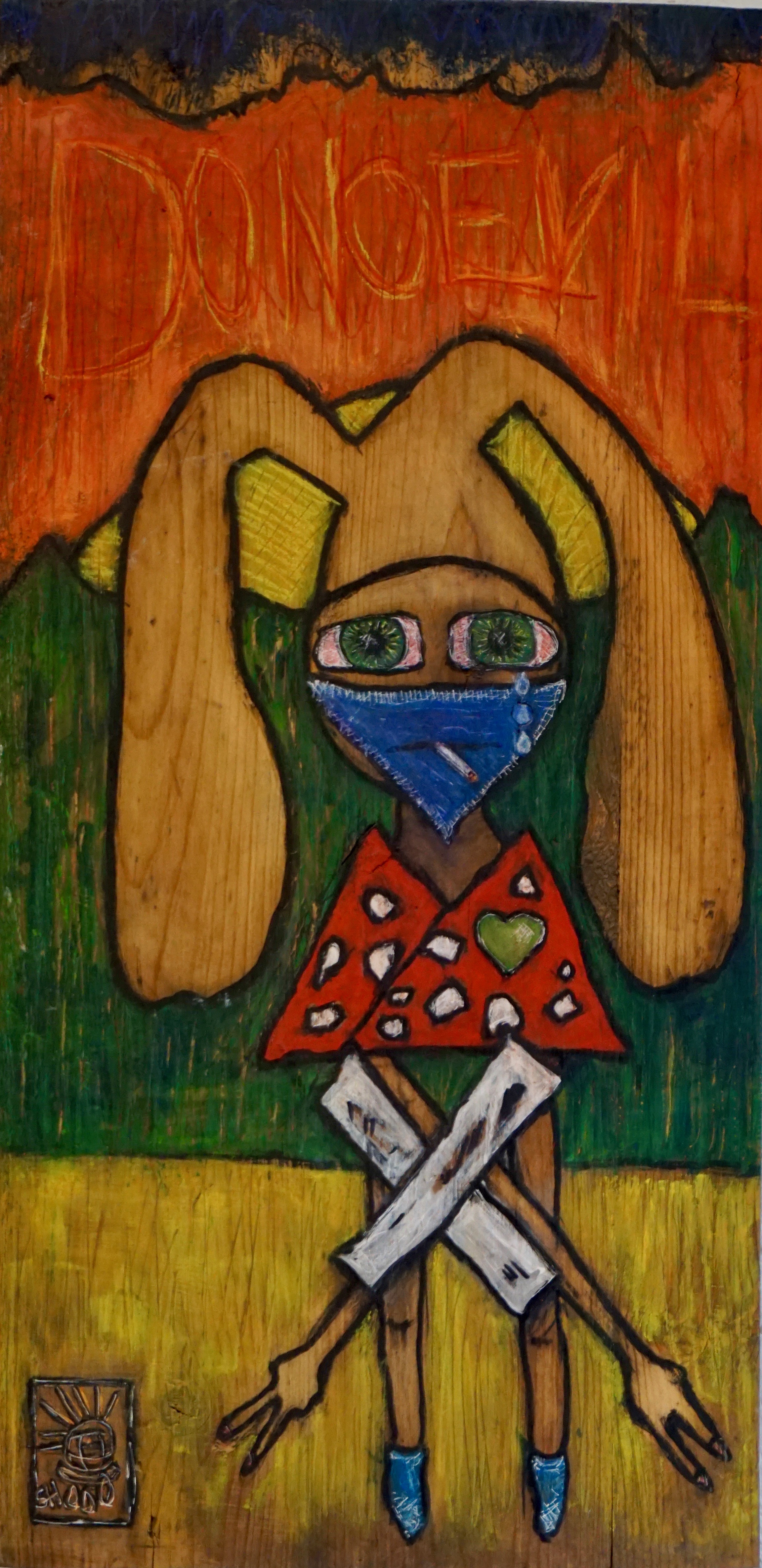 U Do No · Oil on Wood 2020
