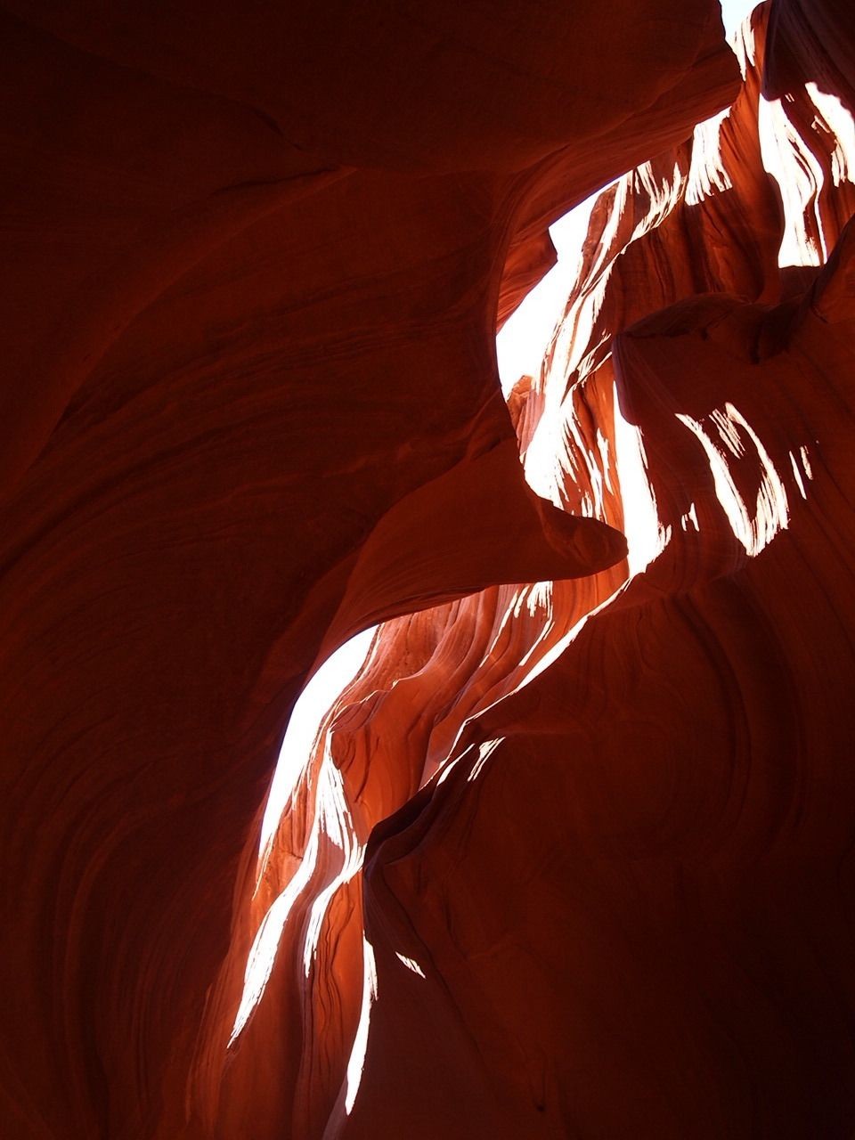 Photo of an indian chief seen in the Antelope Canyon Utah