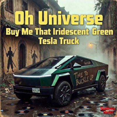 Oh Universe (Buy Me That Iridescent Green Truck) cover art